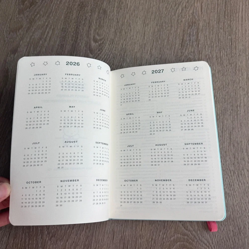 Orange Circle Studio Miffy 2027 Weekly Planner 17 Month Aug 2026-Dec 2027 Pink